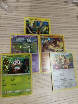 Pokemon TCG McDonald's Collection Holo Promo 5-Card Lot Tapu Koko Eevee - Image 1