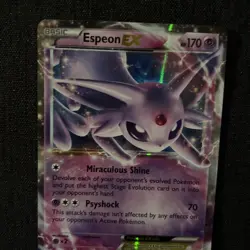 Pokemon Espeon EX Holo Ultra Rare TCG Card 52/122 XY Breakpoint - Image 3