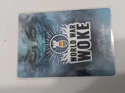 World War Woke The Final Boss Legendary Creature RARE First Edition Card NRMT+ - Image 2