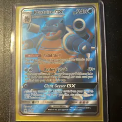 Pokemon TCG 2-Card Lot Blastoise GX SM189 Promo & Houndoom 179/163 Holo - Image 1