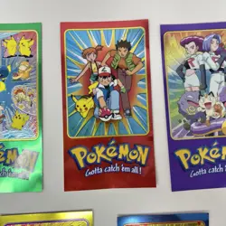 Pokemon Topps TV Animation Edition Series 2 Jumbo Holo Cards Complete Set Of 5 - Image 3