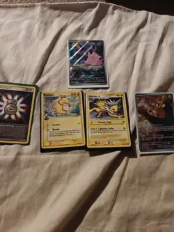 Pokemon Clefairy 094/088 Holo Card Oop Card + 4 Addition Cards Rare Card Lot - Image 1