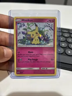 Mimikyu SM163 Holo Promo Pokemon TCG Card Near Mint Condition Fast Shipping . - Image 1