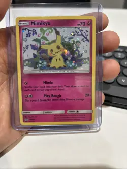 Mimikyu SM163 Holo Promo Pokemon TCG Card Near Mint Condition Fast Shipping . - Image 3