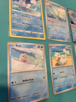 Pokemon TCG Seel & Dewgong Lot: 8 Card Collection Set - Image 1