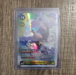 Digimon Card Game Nyabootmon (Alternate Art) Super Rare Cyber Eden BT22-042 SR - Image 1