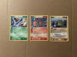 Pokemon Delta Species Stamped Reverse Holos Lot of 3 cards (Damaged) - Image 1