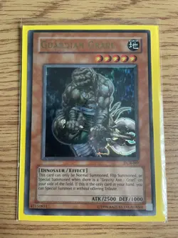 Yu-gi-oh Guardian Grarl DCR-EN007 Ultra Rare Unlimited Edition NM card - Image 1