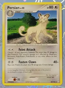 Persian 68/146 Legends Awakened Pokemon Card VLP - Image 1