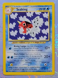 Seaking 37/64 Neo Revelation Pokemon Card NM - Image 1