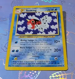 Seaking 37/64 Neo Revelation Pokemon Card NM - Image 3