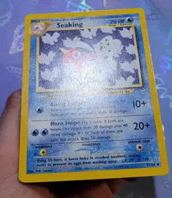 Seaking 37/64 Neo Revelation Pokemon Card NM - Image 4