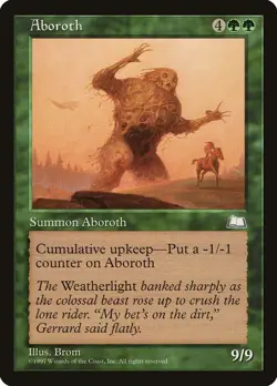 Aboroth (MP) #117 Weatherlight WTH Reserved List Magic Gathering card MTG - Image 1