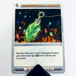 Chaotic TCG Card : Diamond Of Vlaric Dawn Of Perim 1st Edition Rare Battlegear - Image 1