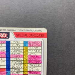 [HP] Pokemon Card Special Check list Bandai Carddass 1997 Japanese - Image 4