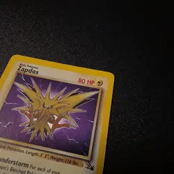 Pokemon TCG Zapdos 15/62 Fossil Unlimited Holo Rare Card - Image 3