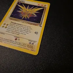 Pokemon TCG Zapdos 15/62 Fossil Unlimited Holo Rare Card - Image 5