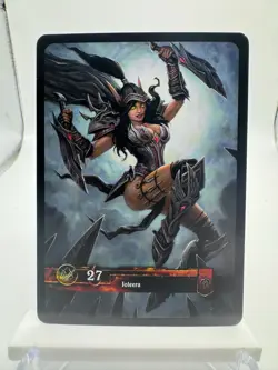 World of Warcraft TCG Throne Foil Hero Joleera - Image 2