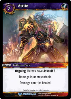 WOW WARCRAFT TCG WAR OF THE ANCIENTS : STRIFE X 3 - Image 1