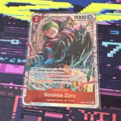 Bandai One Piece Card Game Roronoa Zoro EB04-007 Egghead Holo English 9000 - Image 1