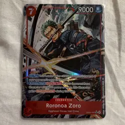 Bandai One Piece CCG Roronoa Zoro EB04-007 Egghead 9000 Rare Foil - Image 1