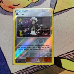 Guzma 115/147 Uncommon Burning Shadows Pokemon Reverse Holo Lightly Played - Image 1