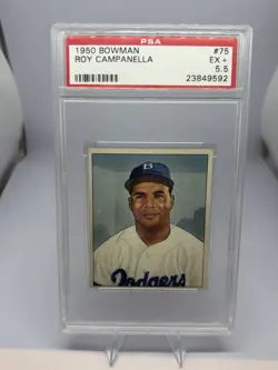 1950 Bowman - Roy Campanella #75 PSA 5.5 - Image 1