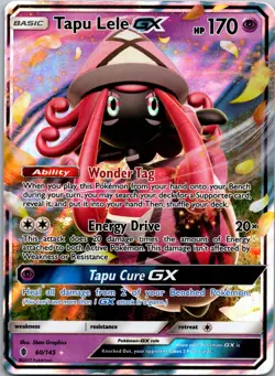Tapu Lele GX Holo Ultra Rare SM02 60/145 NM - Image 1