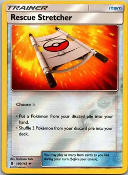 Rescue Stretcher Reverse Holo Uncommon SM02 130/145 NM - Image 1