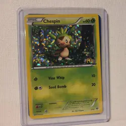x2 Chespin - 2/12 - McDonald's Promo 2014 LP/MP, English Pokemon Pokemon Promos - Image 4