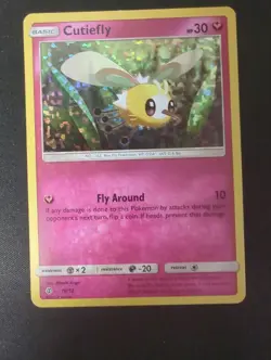 Pokemon Cutiefly 10/12 McDonalds Promo Holo 2017 Trading Cards Pokemon Rare MP - Image 1
