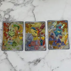 Pokemon TCG First Partner Illustration Collection Series 2 Johto Starters Set - Image 1