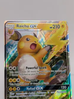 Pokemon Raichu GX 29/73 Ultra Rare Shining Legends Holo NM ENGLISH - Image 2