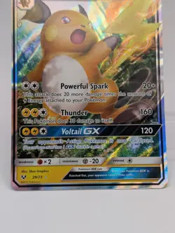 Pokemon Raichu GX 29/73 Ultra Rare Shining Legends Holo NM ENGLISH - Image 3