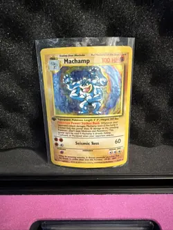 Pokemon Machamp Deck Exclusives 8/102 Holo Rare Holo 100 HP English 1st edition - Image 1