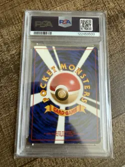 1998 POKEMON JAPANESE GYM Leaders' Stadium Rocket's Scyther Holo #123 PSA 6 - Image 2
