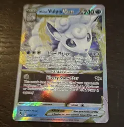 Pokemon Company Alolan Vulpix VSTAR 034/195 Swsh12 UR Holo FA 240 HP - Image 1