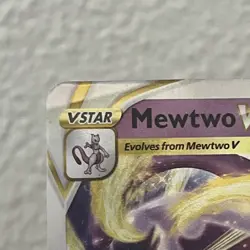 2022 Pokemon Mewtwo VSTAR #031/078 Pokemon GO Ultra Rare Holo LP - Image 3