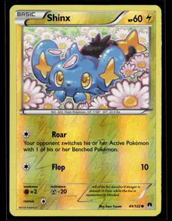 Pokemon TCG XY - BREAKpoint #44/122 Shinx REVERSE HOLO - Image 1