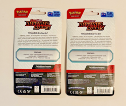 Pokemon Destined Rivals Single Blister Packs Eevee & Zarude - Sealed - Lot of 2 - Image 2