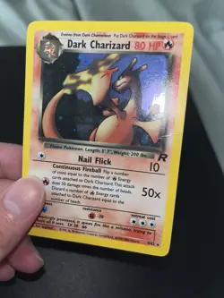 Pokemon Dark Charizard 4/82 Team Rocket Holo - Damaged - Image 1