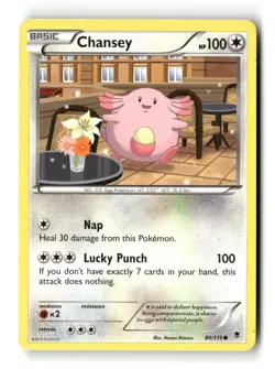 Chansey Common Phantom Forces 80/119 Pokemon Heavily Played - Image 1