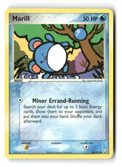 Marill Common Team Rocket Returns 68/109 Pokemon Moderately Played - Image 1