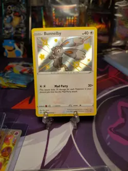 4x NM-Mint Bunnelby - SV097/SV122 - Shiny Holo Rare Pokemon Shining Fates: Shiny - Image 1