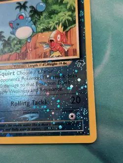 Pokemon Marill Southern Islands Reverse Holo 11/18 LP+ (4 SWIRLS) - Image 5