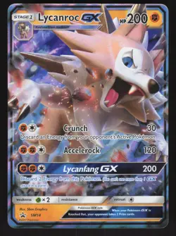 Lycanroc GX SM14 Promo Pokemon SM Promos - Image 1