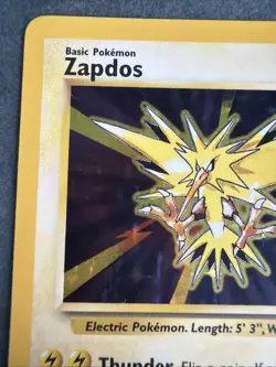 1999 Pokemon Base Set Zapdos Holo Rare Card 16/102 - Image 4