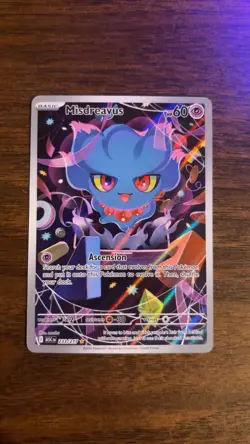 Misdreavus 233/217 Illustration Rare Ascended Heroes Pokemon TCG NM/M - Image 1