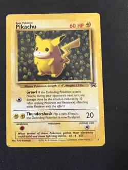 Pikachu (1) Promo WoTC Promo 01/53 Ivy Pikachu- Pokemon TCG HP - Image 1