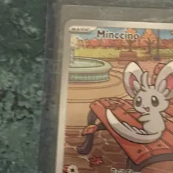 Pokemon TCG Black Bolt Minccino 152/086 IR Illustration Rare NM - Image 3